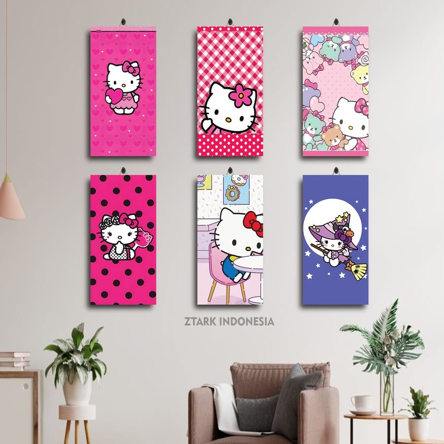CUSTOM HOME HELLO KITTY CARTOON ROOM DECORATION 15X30 OOFGR/WQZ8T / HELLO KITTY CAFE CARTOON ROOM DE