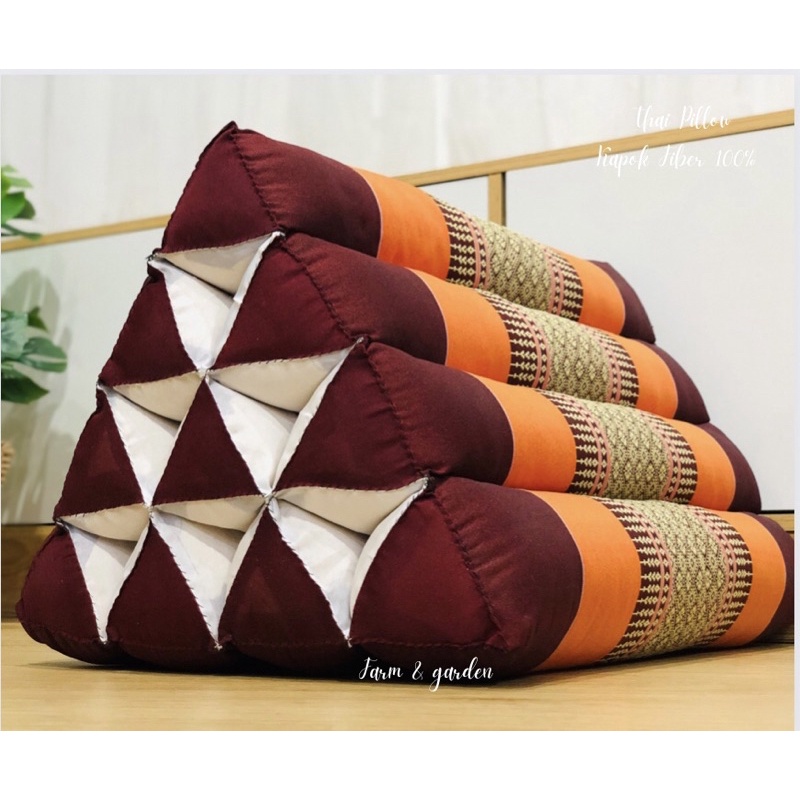 หมอนขวาน หมอน3เหลี่ยม 30x50x30 หมอนอิงโบราณอิสาน พร้อมส่ง!!พรุ่งนี้