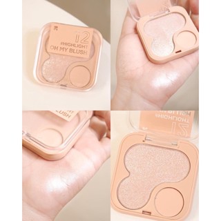 ปัดแก้ม โอมายบรัช  OH MY BLUSH HIGHLIGHT เบอ12