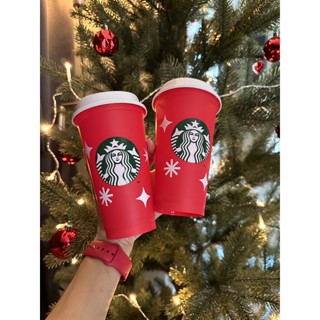 Starbucks แก้วรียูส ลายคริสต์มาส 16oz.=229 บาท ⭐️Christmas Reusable Hot Cup ⭐️