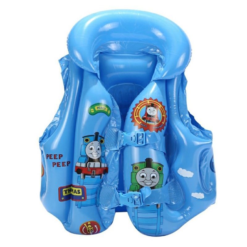 ◊┋Children Safety Jacket Swimming Suit Inflatable Kids Safety Baby Life Swimming Vest Jacket Baju Pelampung Berenang Bu #8