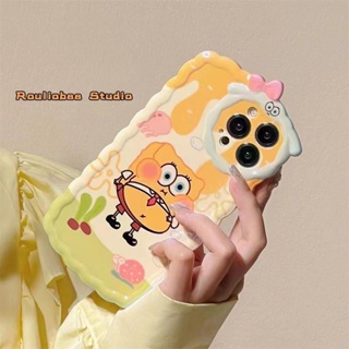 เคสโทรศัพท์มือถือ กันกระแทก ลาย SpongeBob SquarePants น่ารัก สําหรับ Apple Iphone 11 12 13 14ProMax 7 8p XR XS 7plus xsmax 11promax UIFH