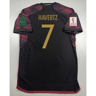 เสื้อบอล เพลเย่อ ทีมชาติ เยอรมัน เยือน 2022-23 Player Germany Away เบอร์ชื่อ 7 HAVERTZ  อาร์มฟุตบอลโลก World Cup 2022