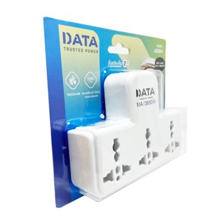 DATA เต้ารับ (3 ขา, 3 ช่อง, สีขาว) รุ่น AD364