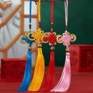 DIY New Years Pendant Gifts / Household Chinese Knot Pendant Decor / Interior Car Tassel Chinese Knots Hanging Accessories