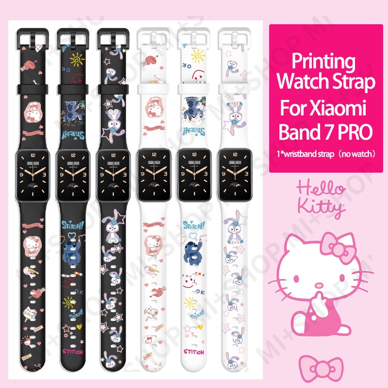 Xiaomi MI Band 7 Pro สายคล้องคอซิลิโคนสาย MI Band 7 Pro สายรัดข้อมือกันน้ําสําหรับ MI Band 7 Pro สมา