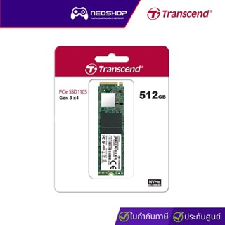 Transcend Internal SSD MTE110S - PCIe NVMe. 512GB, M.2 2280, Gen3 x4, 3D (TCN-TS512GMTE110S)