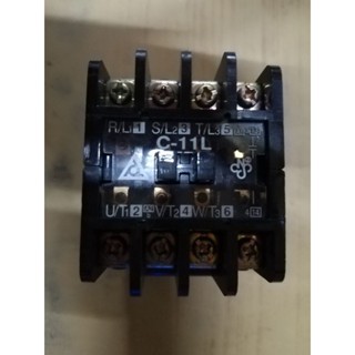 MAGNETIC CONTACTOR ยี่ห้อTAIAN รุ่นC-11L คอยล์220V คอยล์380V