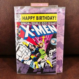 การ์ดอวยพรวันเกิด Happy Birthday ลาย X-Men ของแท้จาก Marvel Comics ญี่ปุ่น