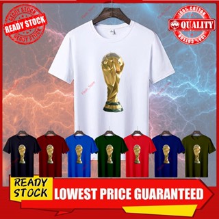 🔥Premium Cotton🔥FIFA WOLRD CUP 2022 TSHIRT 100% Cotton Baju Lelaki &amp; Perempuan Unisex Round neck Short Sleeve