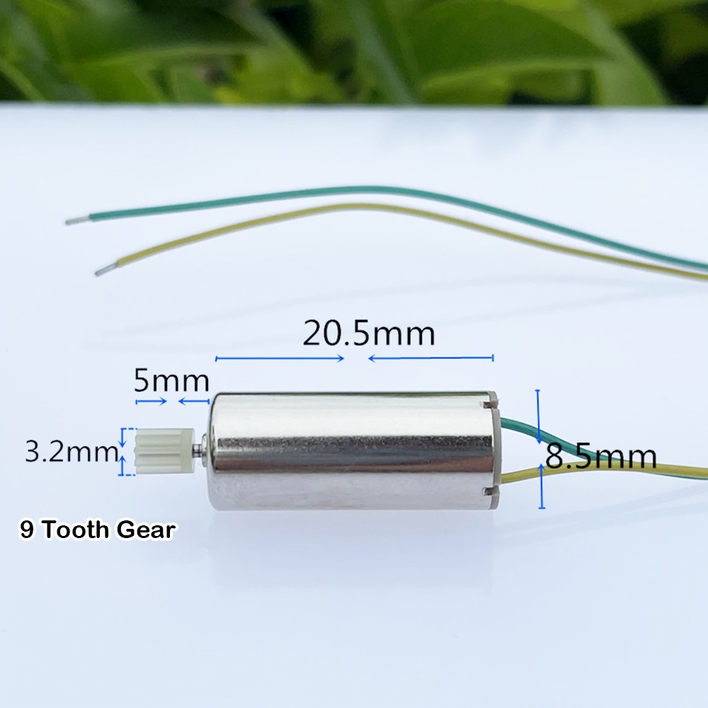 1PC DC 7.4V 8520 Coreless มอเตอร์เครื่องบินรุ่น Strong Magnetic แรงบิดขนาดใหญ่ความเร็วสูง 50000RPM 8