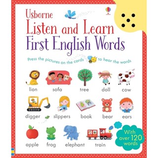 Listen and Learn First English Words Hardback Listen and Learn English