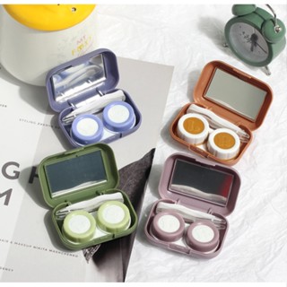 Midroo Contact Lens Case ราคาถูกตลับคอนแทคเลนส์กล่องคอนแทคเลนส์น่ารักกล่องคอนแทค