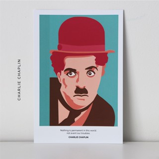 โปสการ์ดภาพบุคคลสำคัญ CHARLIE CHAPLIN