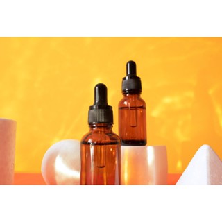 ขวดแก้วพร้อมชุดดรอปเปอร์สีชา YB18-T*30ml ขนาด 30ml ขวดบีบหยด…