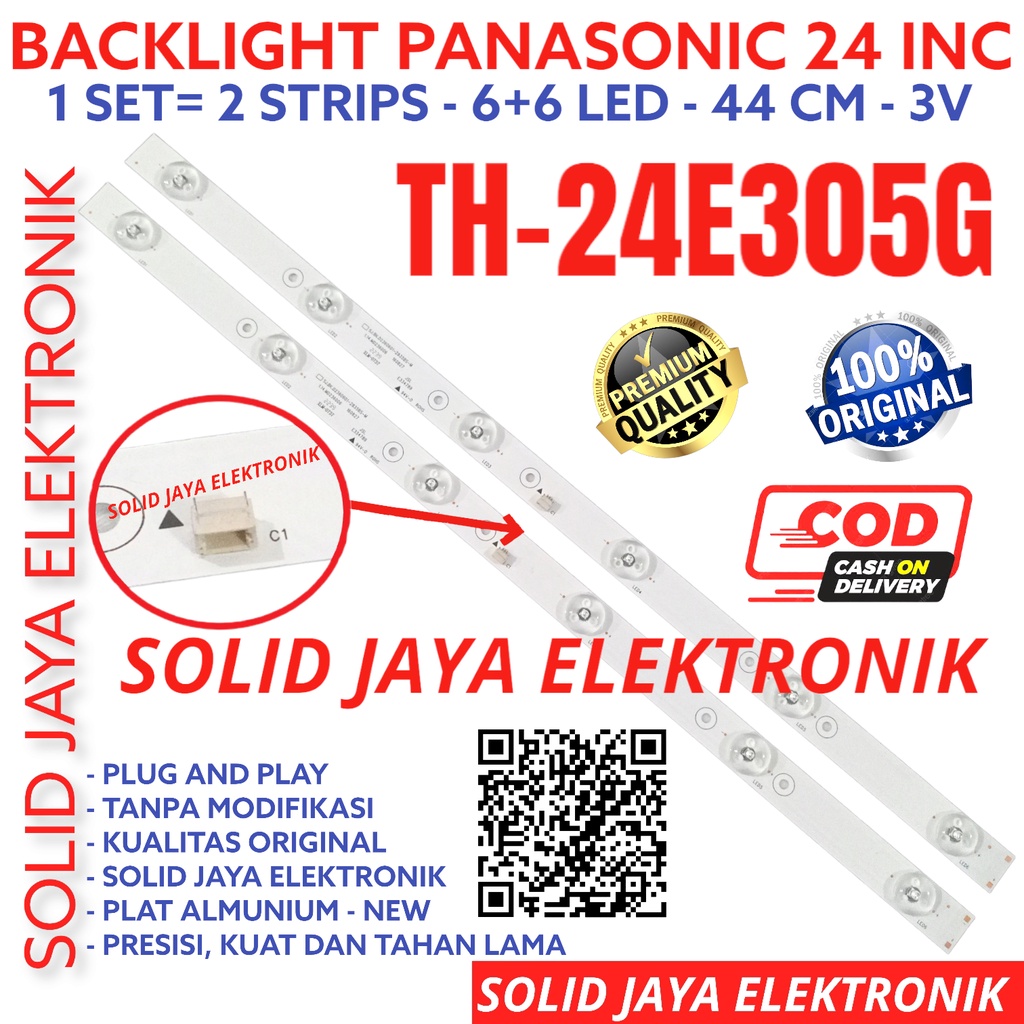 PANASONIC LED TV BACKLIGHT 24 INC TH 24E305 24E305G TH24E305 TH24E305G TH-24E305 TH-24E305G BL LAMP 