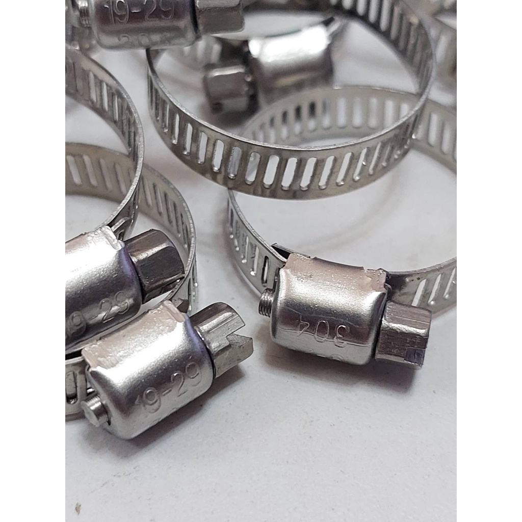 เข็มขัดรัดท่อน้ำแสตนเลส 304