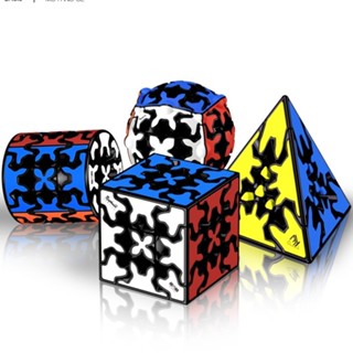 Qiyi Magic Cube Gear Cube 3x3 รูบิคของเล่นสําหรับเด็ก