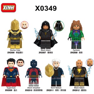 โมเดลบล็อก X0349 Black Adam Minifigures ของเล่นสําหรับเด็ก