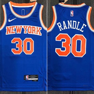 เสื้อกีฬาบาสเก็ตบอล TR22HGR3 NBA York Knicks สําหรับผู้ชาย #30 เสื้อกีฬาแขนสั้น ลายทีมชาติสวิงแมน Julius Randle Retro City Edition ครบรอบ 75 ปี ABhmma03FNedpk69 สีเงิน