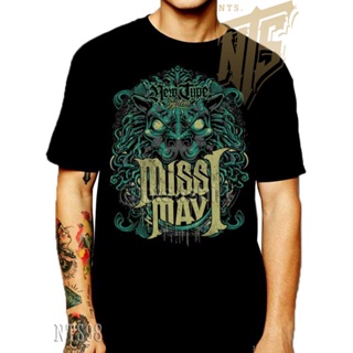 NTS 98 Miss May I ROCK เสื้อยืด เสื้อวง เสื้อดำ สกรีนลายอย่างดี ผ้าหนานุ่ม ไม่หดไม่ย้วย NTS T SHIRT S M L XL XXL