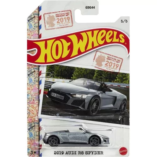 Hot Wheels Theme Automotive Assorted International Supercars 2019 Audi R8 Spyder HDH26