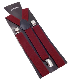 สายเอี๊ยม แบบหนีบ สายยางยืด ปรับสายได้ Men Suspenders For Man Women Wedding Party Suit Skirt With Braces Strap