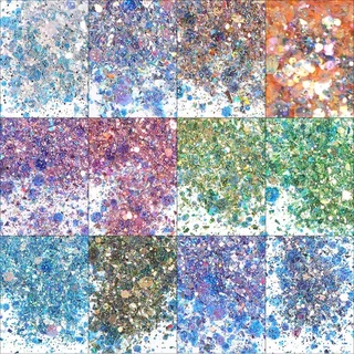 อะไหล่ตกแต่งเล็บ-กากเพชรวิ้งๆ/เพชรคละสี สำหรับตกแต่งเล็บ 🎀 พร้อมส่งในไทย🎀