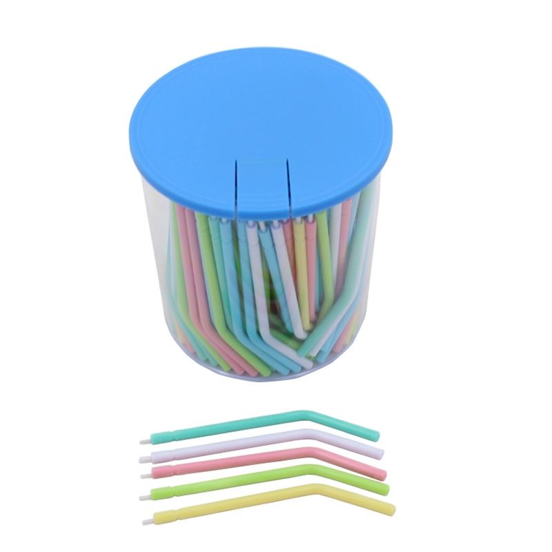 250 pcs Disposable Nozzles Tips for Dental Triple Air Water Syringe 3 Way Syringe Transparent Color 