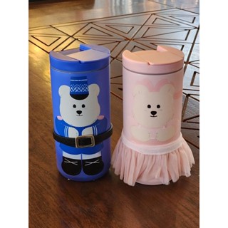 แก้วคู่ Starbucks Nutcracker &amp; Ballerina Tumbler ขนาด 12 ออนซ์