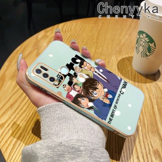 เคสโทรศัพท์มือถือ ป้องกันเลนส์กล้อง กันกระแทก ลายการ์ตูนโคนัน หรูหรา สําหรับ vivo Y50 Y30 Y30i