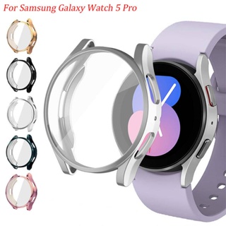 เคสนาฬิกาข้อมือ TPU ป้องกันรอยหน้าจอ สําหรับ Samsung Galaxy Watch 5 Pro 44 มม. 40 มม. 45 มม. Galaxy watch5