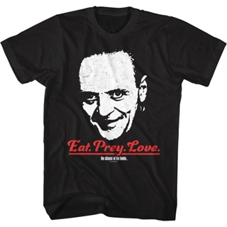 Eat Prey Love Silence of the Lambs T-Shirt เสื้อยื เสื้อยืดแฟชั่น