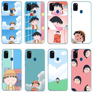 เคสซิลิโคนใส ลายการ์ตูนชิบิ มารุโกะ กันกระแทก สําหรับ Samsung M30S M31S m31 M30