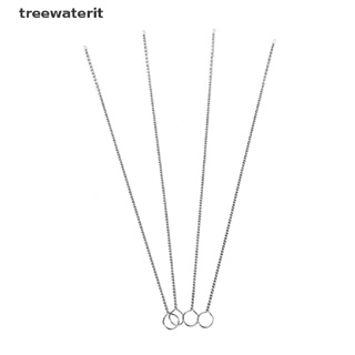 Tr แปรงเกลียว สเตนเลส สําหรับทําความสะอาดขวดน้ํา หลอดดูด 4 ชิ้น