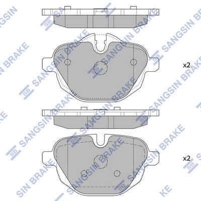 ผ้าดิสเบรคหลัง BMW SERIES5 F10 G30 SERIES7 G11 G12 i8 I12 X3 F25 G01 X4 F26 G02 X5 G05 Z4 E89