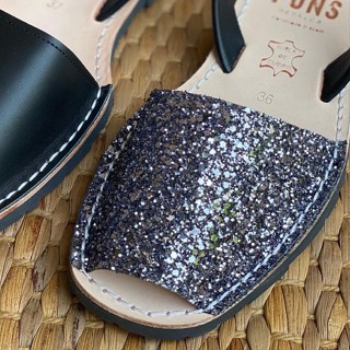 รองเท้า Pons รุ่น 510 สี Glitter Gris N.negro(G-002)