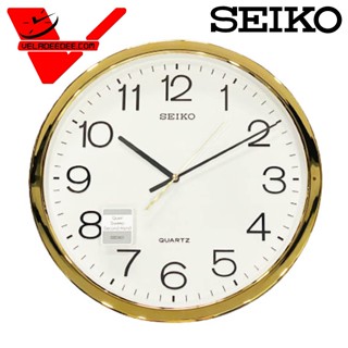 นาฬิกาแขวน SEIKO รุ่น PQA041GT ขนาด 16 นิ้ว (เครื่องเดินเรียบ)