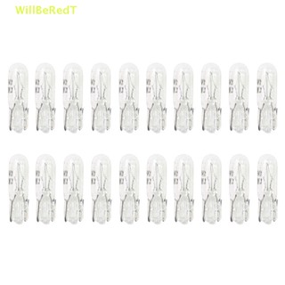 [Willbert] หลอดไฟแดชบอร์ดรถยนต์ Haen T5 W2W Bulb 12V 20 ชิ้น [ใหม่]