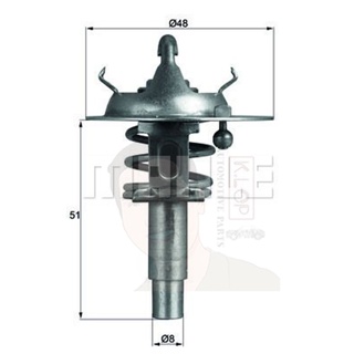 TX 106 90D วาลว์น้ำ BENZ M271 / W203 W204 W211 W212 R171 2712000015 (ยี่ห้อ MAHLE)