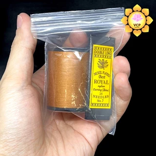 ด้ายเข็ม สีพระราชทาน/สีทอง(ส้ม)/สีแก่นบวร