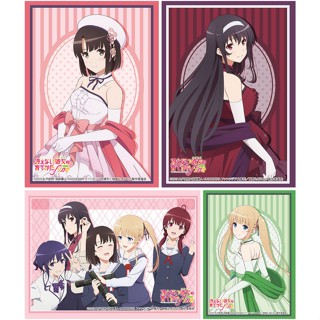 Bushiroad Sleeve Movie Saekano : Saenai Heroine no Sodatekata Fine Megumi Kato, Utaha, Eriri - ซองใส่การ์ด