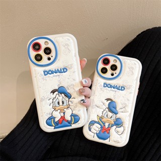 เคสโทรศัพท์มือถือ ลายการ์ตูนเป็ดโดนัลด์ สําหรับ Iphone 14 Pro Max 13 Pro Max 11 ProMax 12 ProMax