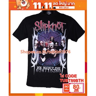 เสื้อวง Slipknot เสื้อวงดนตรีต่างประเทศ เสื้อวินเทจ สลิปน็อต SKT521