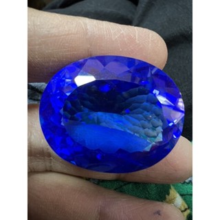 Lab Blue Spinel Oval 33x27- 94cts.