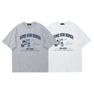 spaceboy เสื้อยืด oversize “ Home run homer ” Oversize T-shirt [S339]