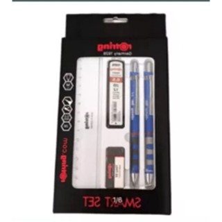 Rotring รอตติ้ง ชุดดินสอกด COMBO SET #1996945 ดินสอกด2ด้าม ไส้ดินสอ ยางลบ ไม้บรรทัด16ซม.