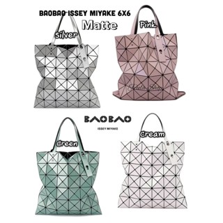 กระเป๋าถือพื้นผิว Matte Baobao Issey Miyake 6x6 กระเป๋า Tote