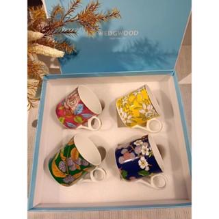 Wedgwood gift box, four mugs, coffee cups, household cups