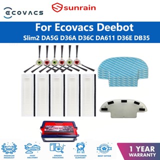 แผ่นกรองฝุ่น สําหรับ Ecovacs Deebot Slim2 DA5G D36A D36C DA611 D36E DB35